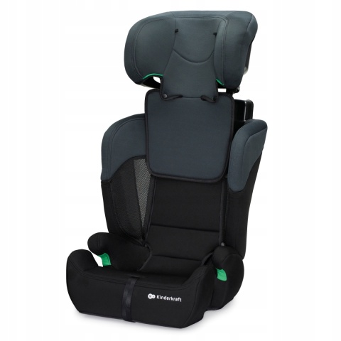 Fotelik samochodowy i-Size Comfort Up 9-36 kg, czarny, łatwy montaż