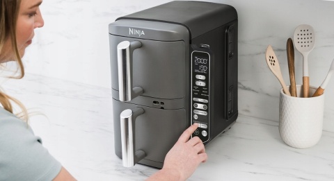Frytkownica Beztłuszczowa Ninja SL451EU Double Stack z Termometrem 2w1