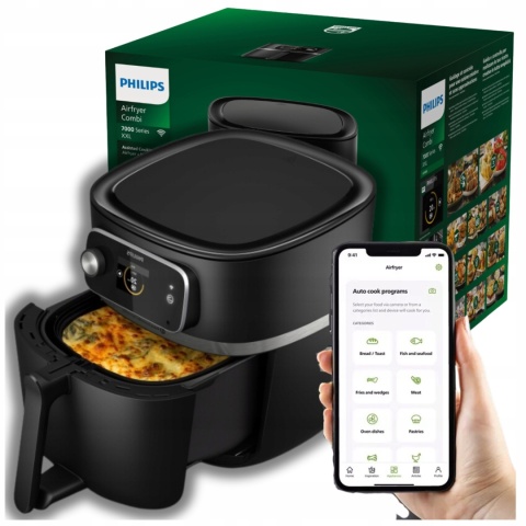 Frytkownica Philips Ovi Smart 2.0 XXL 8,3L, 22 funkcje, beztłuszczowa