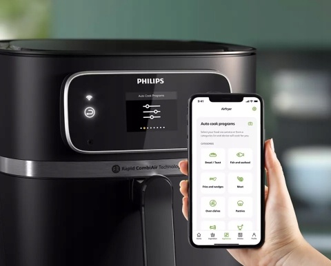 Frytkownica Philips Ovi Smart 2.0 XXL 8,3L, 22 funkcje, beztłuszczowa
