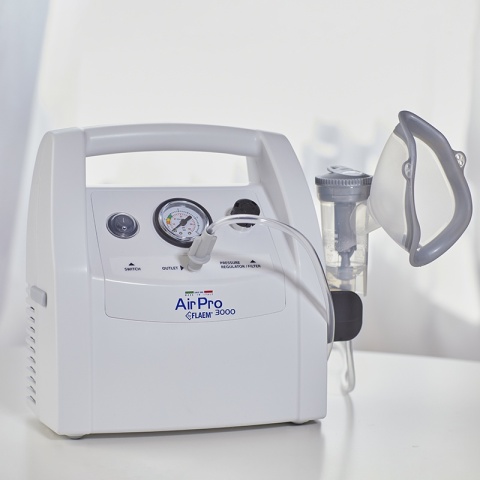 Inhalator Flaem AirPro 3000 Plus z regulacją ciśnienia i 2 trybami