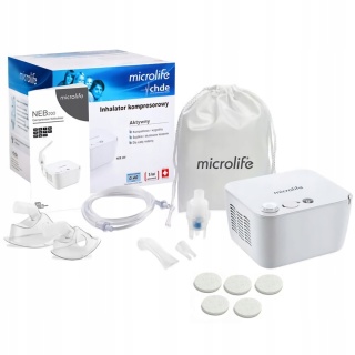 Inhalator Microlife NEB 200 z systemem Venturiego dla dzieci i dorosłych