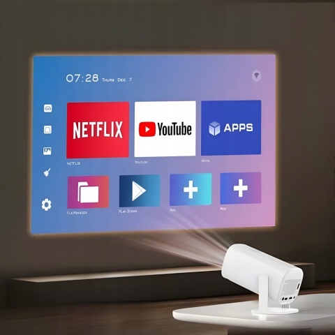 Inteligentny Projektor 2w1 P30 MAX - 4K, Android 11, bezprzewodowy