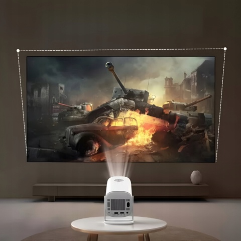 Inteligentny Projektor 2w1 P30 MAX - 4K, Android 11, bezprzewodowy