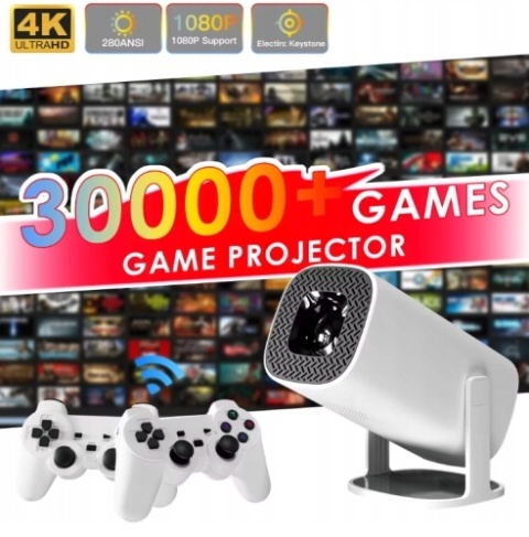 Inteligentny Projektor 2w1 P30 MAX - 4K, Android 11, bezprzewodowy