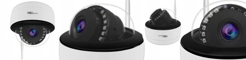 Kamera IP 5MPx UHD Zewnętrzna H.265 WiFi IR 30m z Mikrofonem 128GB