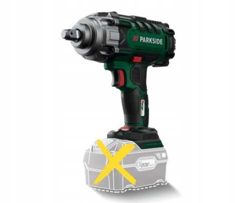 Akumulatorowy Klucz Udarowy Parkside Passk 20V 400Nm 5 Poziomów + 4 Nasadki