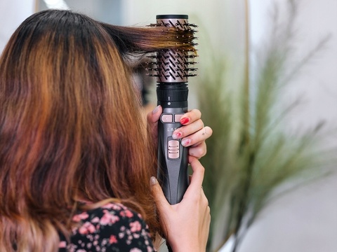 Lokówko-suszarka obrotowa Lafe Sleek & Shine 1200W z jonizacją i ceramiczną powłoką