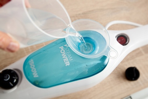 MOP PAROWY 2W1 1500W - MYJKA PAROWA BEZ CHEMII DO PODŁÓG, OKIEN I TAPICERKI