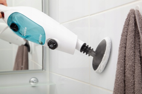 MOP PAROWY 2W1 1500W - MYJKA PAROWA BEZ CHEMII DO PODŁÓG, OKIEN I TAPICERKI