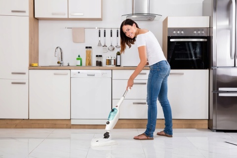 MOP PAROWY 2W1 1500W - MYJKA PAROWA BEZ CHEMII DO PODŁÓG, OKIEN I TAPICERKI