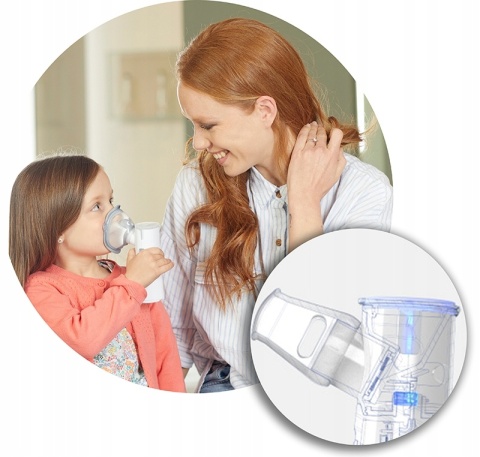 Nebulizator FLAEM LightNeb - Przenośny, Cichy, Dwa Tryby Inhalacji
