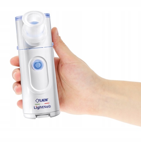 Nebulizator FLAEM LightNeb - Przenośny, Cichy, Dwa Tryby Inhalacji