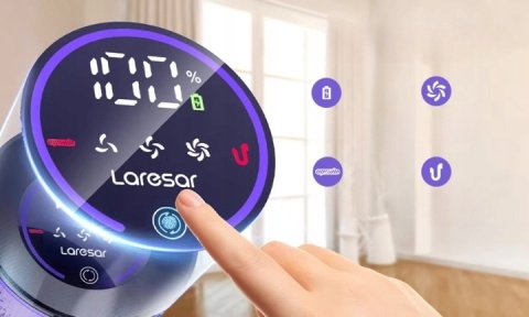 ODKURZACZ AKUMULATOROWY LARESAR V7 500W 50KPA DOTYK 2W1 60MIN FILTR 99,99%