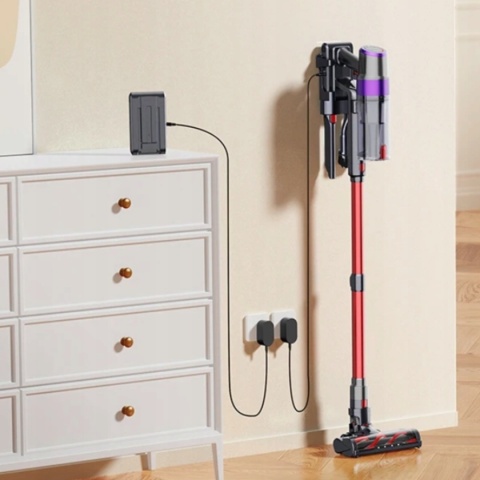 ODKURZACZ AKUMULATOROWY LARESAR V7 500W 50KPA DOTYK 2W1 60MIN FILTR 99,99%