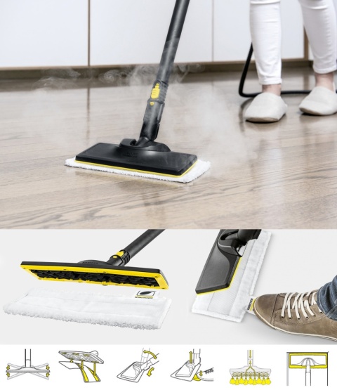 Mop Parowy Karcher Sc 5 Easyfix 2250W 4,2 Bar - Kompletny Zestaw Do Podłóg