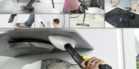 Mop Parowy Karcher Sc 5 Easyfix 2250W 4,2 Bar - Kompletny Zestaw Do Podłóg