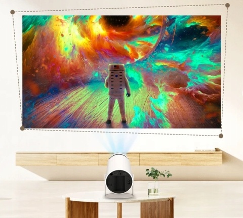 Projektor Hy300 Pro 2025 4K Smart Tv Z Wifi, 130 Cali, Android 11