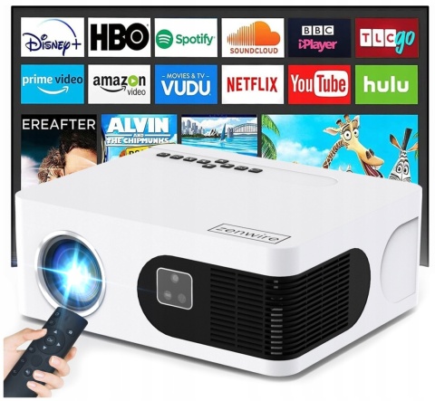 Projektor Zenwire E601H 4K Android SMART TV 600 ANSI WiFi Bluetooth
