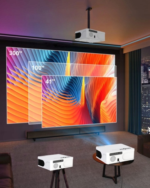 Projektor Zenwire E601H 4K Android SMART TV 600 ANSI WiFi Bluetooth