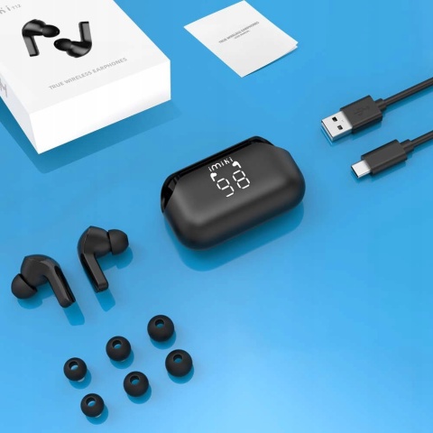Słuchawki Bezprzewodowe IMIKI T12 ENC, Bluetooth 5.2, Wodoodporne, 6h