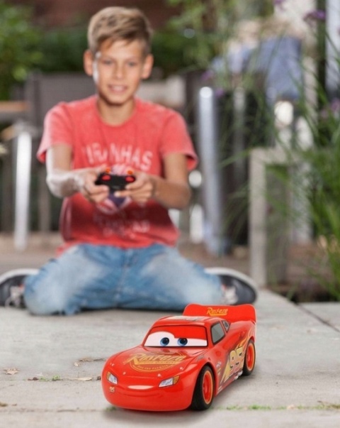 Zdalnie Sterowany Samochód Zygzak Mcqueen Rc Turbo 95 Bajka Auta Czerwony