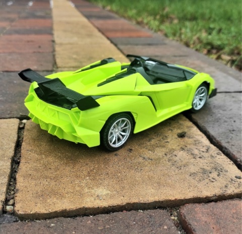 Zdalnie sterowany samochód Lamborghini 1:18 z LED, zielony 23cm