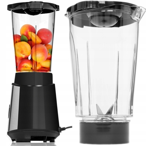 Blender Kielichowy Lehmann 1200W 10w1 z 2 Bidonami do Smoothie