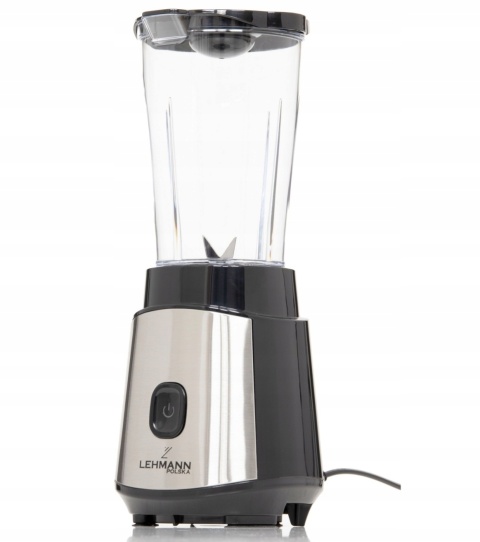 Blender Kielichowy Lehmann Smoofit 1200W z 2 bidonami Tritan - Srebrny
