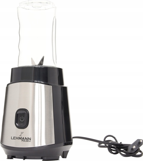 Blender Kielichowy Lehmann Smoofit 1200W z 2 bidonami Tritan - Srebrny