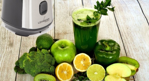 Blender Kielichowy Lehmann Smoofit 1200W z 2 bidonami Tritan - Srebrny