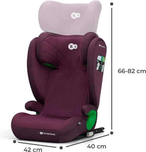 FOTELIK SAMOCHODOWY JUNIOR FIX ISOFIX I-SIZE 100-150CM SPS H-GUARD SYSTEM