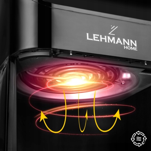 Frytkownica Beztłuszczowa Lehmann Gusto 8L 1800W z Okienkiem LCD