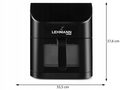 Frytkownica Beztłuszczowa Lehmann Gusto 8L 1800W z Okienkiem LCD