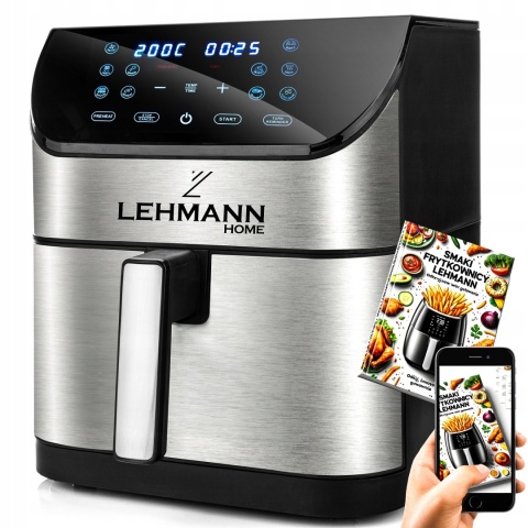 Frytkownica Beztłuszczowa Lehmann Procado 8L 1800W z 12 Programami LCD