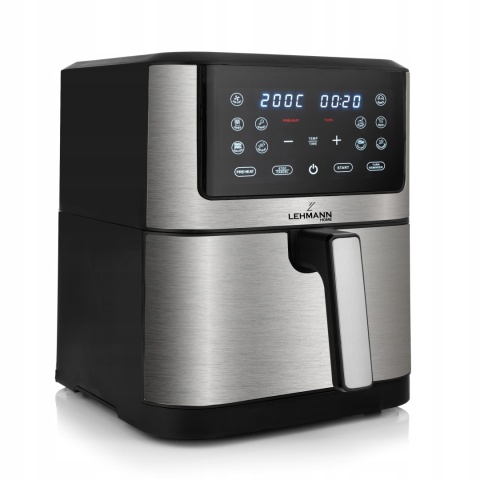 Frytkownica beztłuszczowa 8L 1800W Lehmann Fresco z LCD i 12 programami