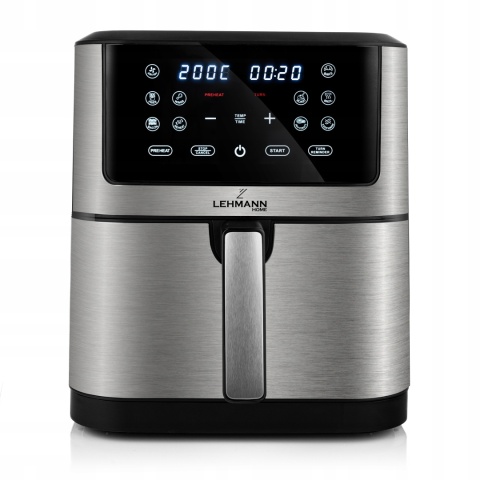 Frytkownica beztłuszczowa 8L 1800W Lehmann Fresco z LCD i 12 programami