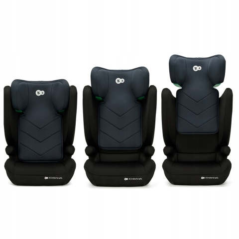 KINDERKRAFT I-SPARK I-SIZE - FOTELIK 2W1 WYSOKIE OPARCIE BEZPIECZNY BOOSTER