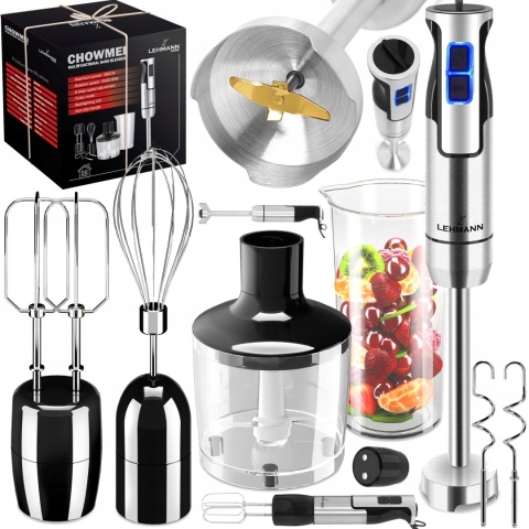 Mocny Blender Ręczny Wielofunkcyjny Mikser Najmocniejszy Silnik Ostrze Xxl