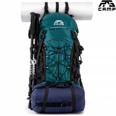 PLECAK TREKKING 50L RG CAMP 45+5 - KOMFORT, PAS BIODROWY, GÓRSKI PODRÓŻNY