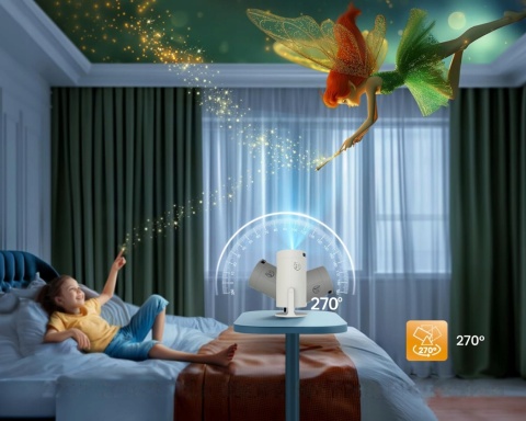 Projektor HEELLY Mini 4K Android FHD z Wi-Fi i Bluetooth, Mobilny
