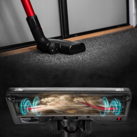 ODKURZACZ PIONOWY LEHMANN MISTRAL 12 000PA BEZPRZEWODOWY 3-STOPNIOWA LED