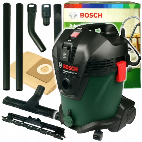 Odkurzacz Bosch AdvancedVac 20 1200W - Mocny odkurzacz na mokro i sucho