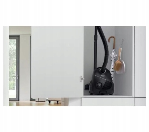 Odkurzacz Bosch Bgls2ba2 600W Czarny 3,5L 80Db Hepa 8M Teleskopowa Rura