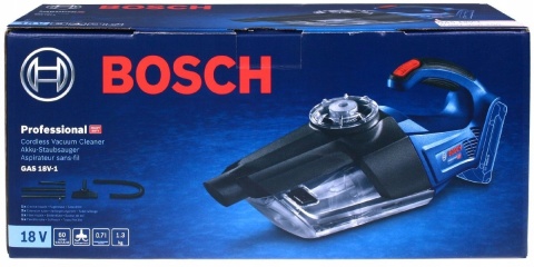 Odkurzacz bezprzewodowy Bosch GAS 18V-1 2.0Ah - profesjonalny, lekki, 14 min