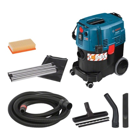 Odkurzacz przemysłowy Bosch GAS 35L AFC, moc 1200W, klasa L, bezworkowy