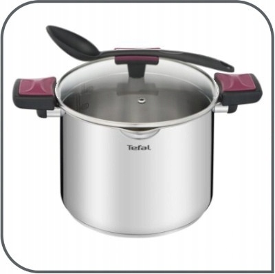 Zestaw Garnków Tefal 10 El Stal Nierdzewna Indukcja System Odcedzania