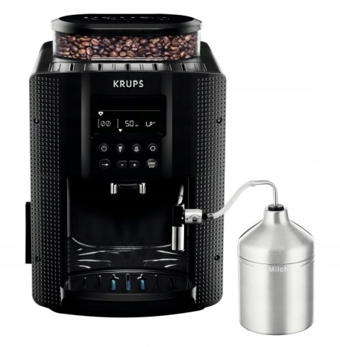 Ekspres Automatyczny KRUPS EA816B70 z Młynkiem 15 bar, 1450W, Szary