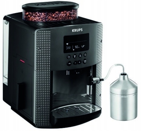 Ekspres Automatyczny KRUPS EA816B70 z Młynkiem 15 bar, 1450W, Szary