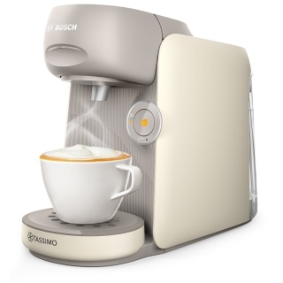 Ekspres Bosch TASSIMO Finesse Kremowy + 128 Kapsułek Kawy TASSIMO